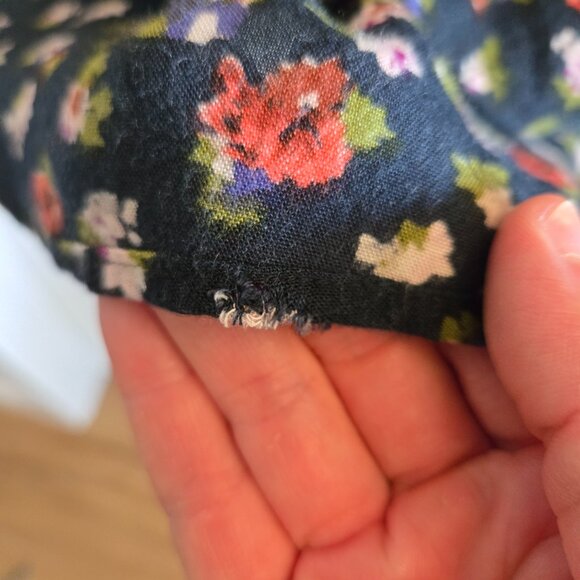 Natura Black Floral Tunic Dress – Size XL - Picture 6 of 9